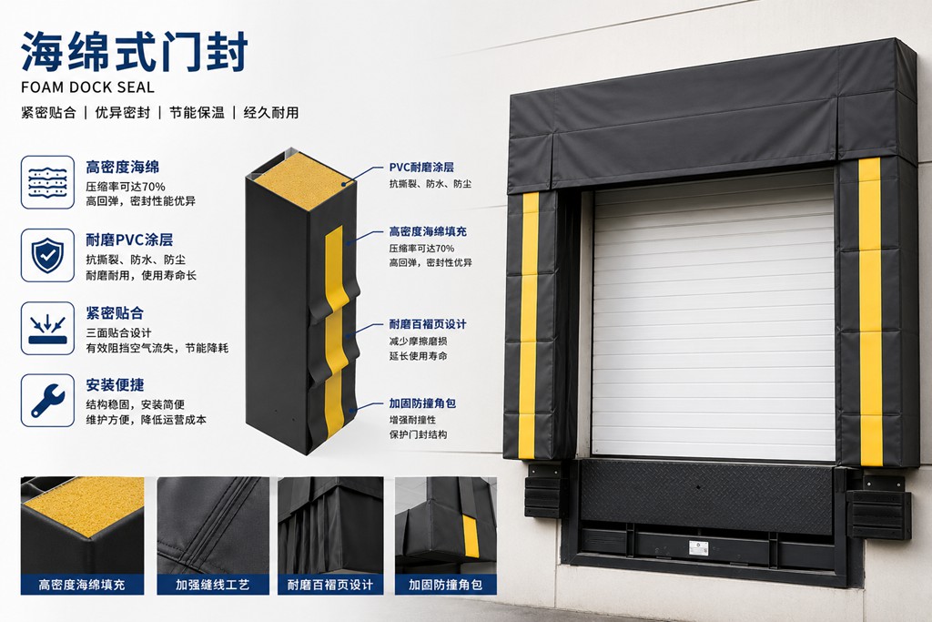 门封、门罩怎么选?机械式门罩、海绵式门封、充气式门罩区别详解插图1 门封、门罩怎么选?机械式门罩、海绵式门封、充气式门罩区别详解插图1